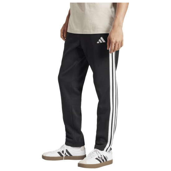 Adidas Ανδρικό παντελόνι φόρμας Essentials 3-Stripes Open-Hem Fleece Pants